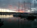 Knysna - sunset from the waterfront